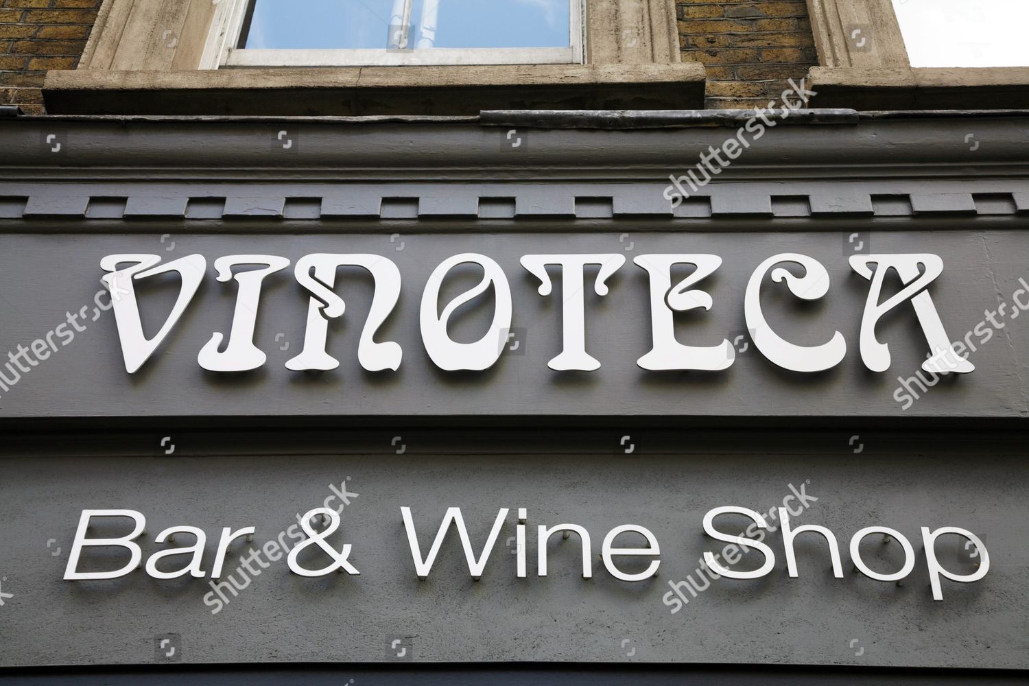 Vinoteca Bar Wine Shop London England Editorial Stock Photo Stock