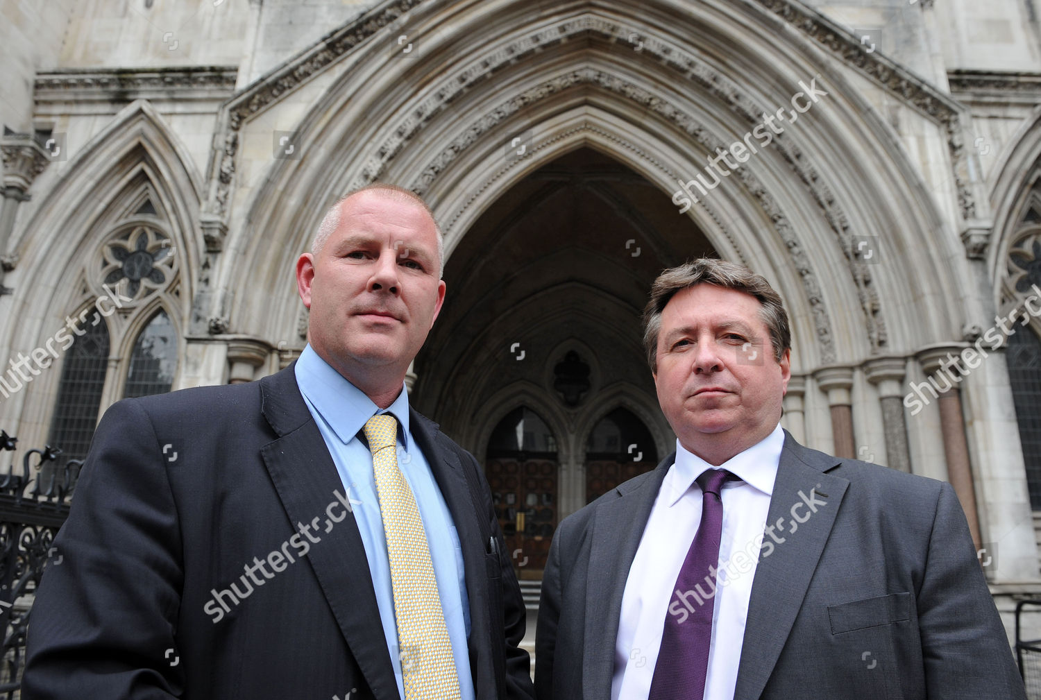 Solicitors Martin Howe Right David Enright Editorial Stock Photo ...