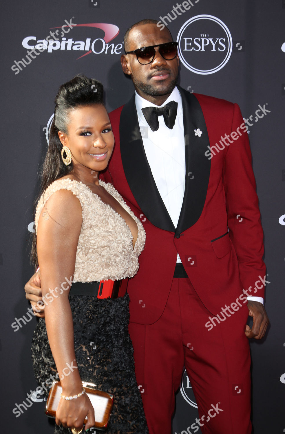 Lebron James His Fiance Savannah Brinson Editorial Stock Photo - Stock ...