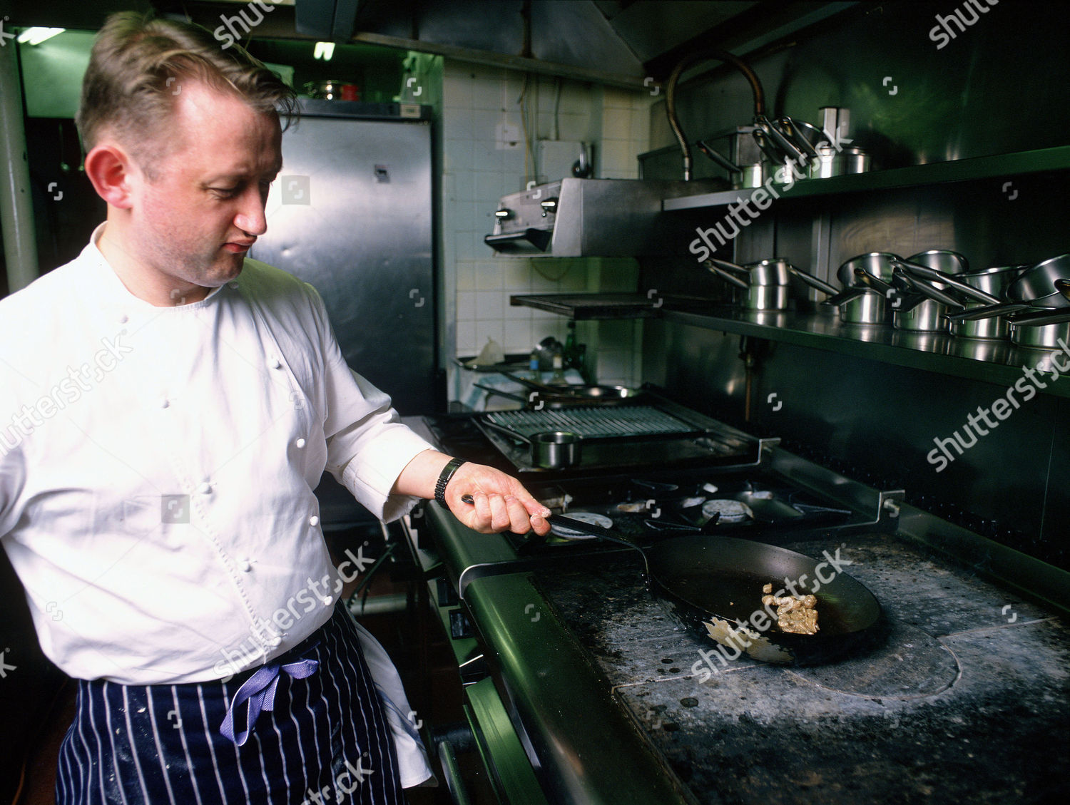 Executive Chef Billy Reid Frying Snails