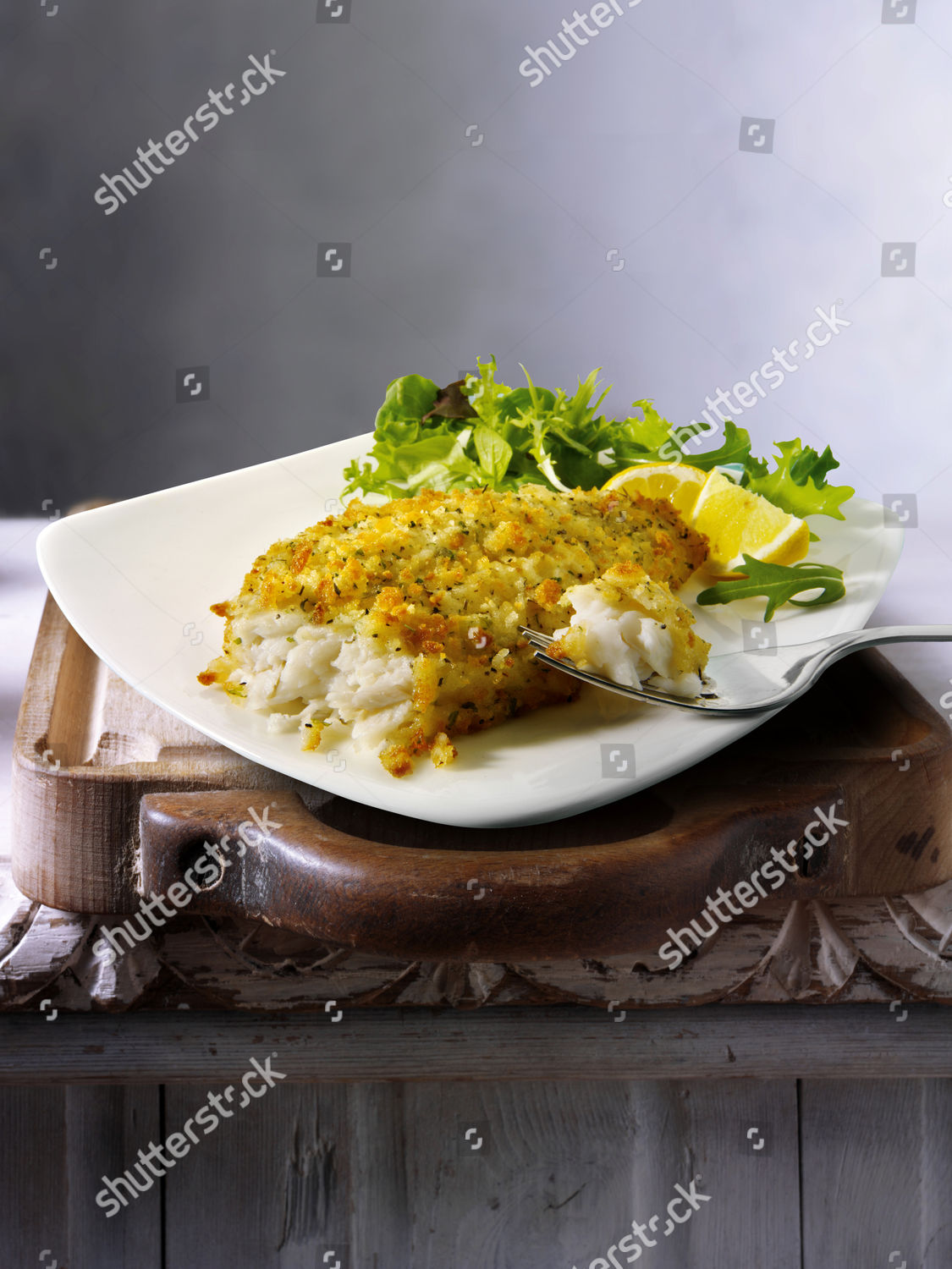 Breaded Sole British Cuisine Editorial Stock Photo Stock Image