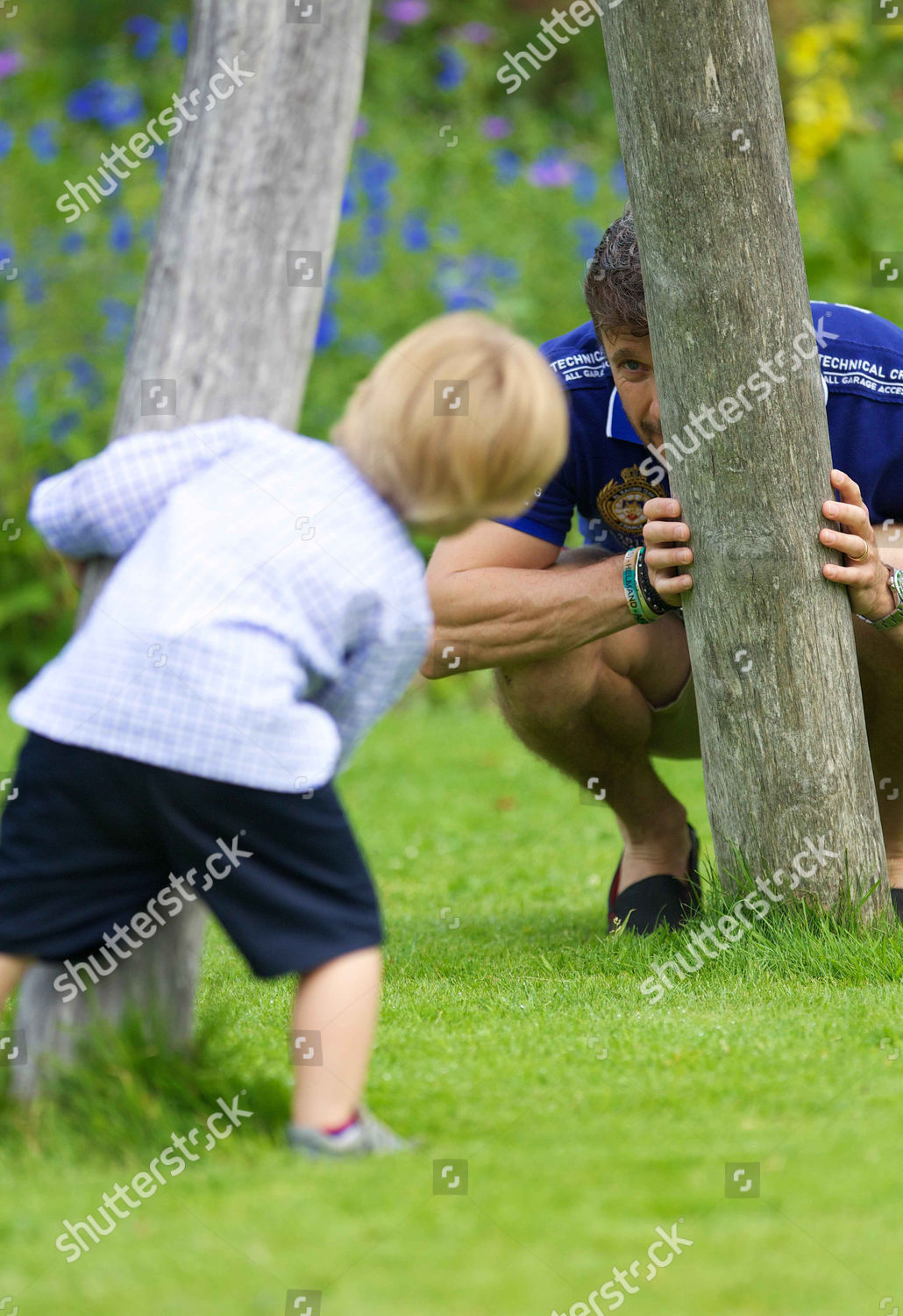 Prince Vincent Playing Hide Seek Crown Prince Editorial Stock