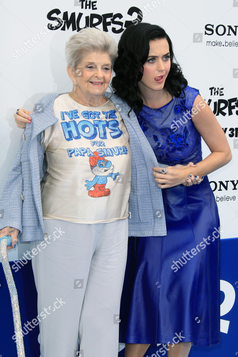 Katy Perry Grandmother Ann Hudson Redaktionellt Stockfoto Stockbilder Shutterstock