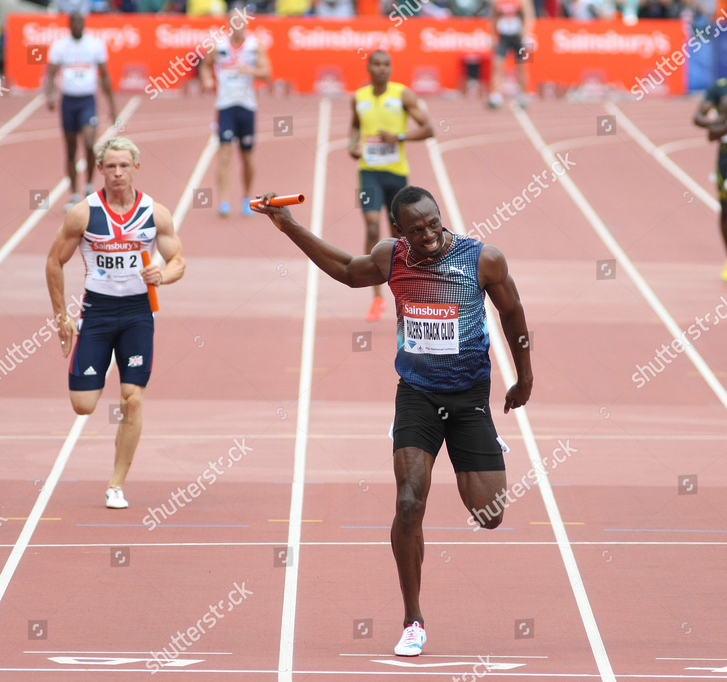 Usain Bolt 4x100 M Relay Editorial Stock Photo - Stock Image | Shutterstock