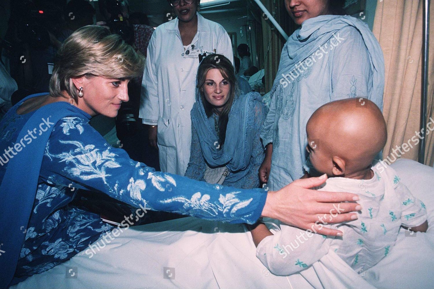 Princess Diana Jemima Khan Visiting Sick Child Editorial Stock Photo Stock Image Shutterstock