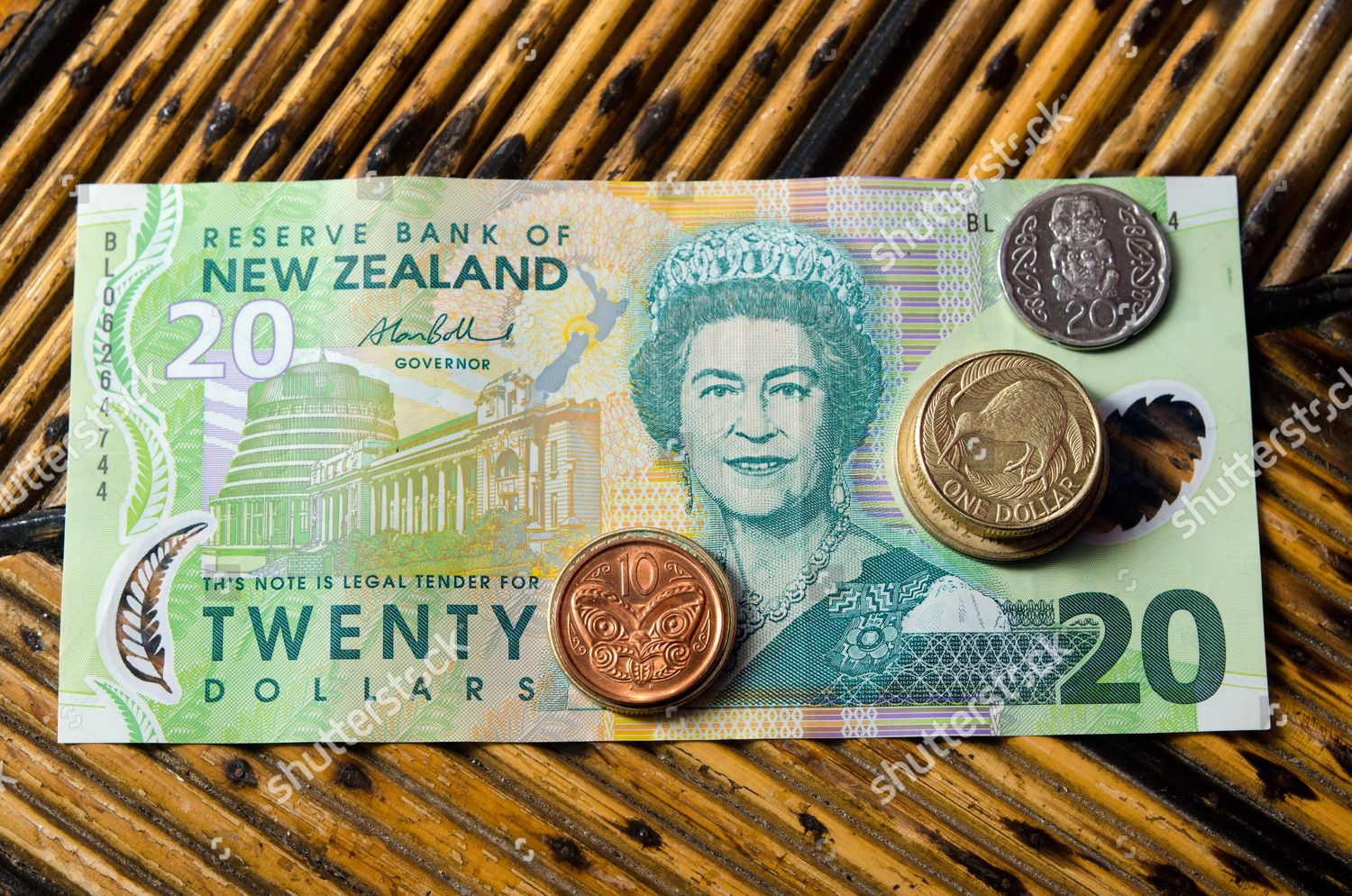 New Zealand Dollar Bills Coins Editorial Stock Photo Stock Image Shutterstock