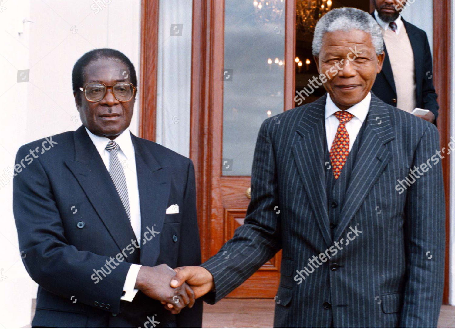 Robert Mugabe Nelson Mandela Editorial Stock Photo - Stock Image ...