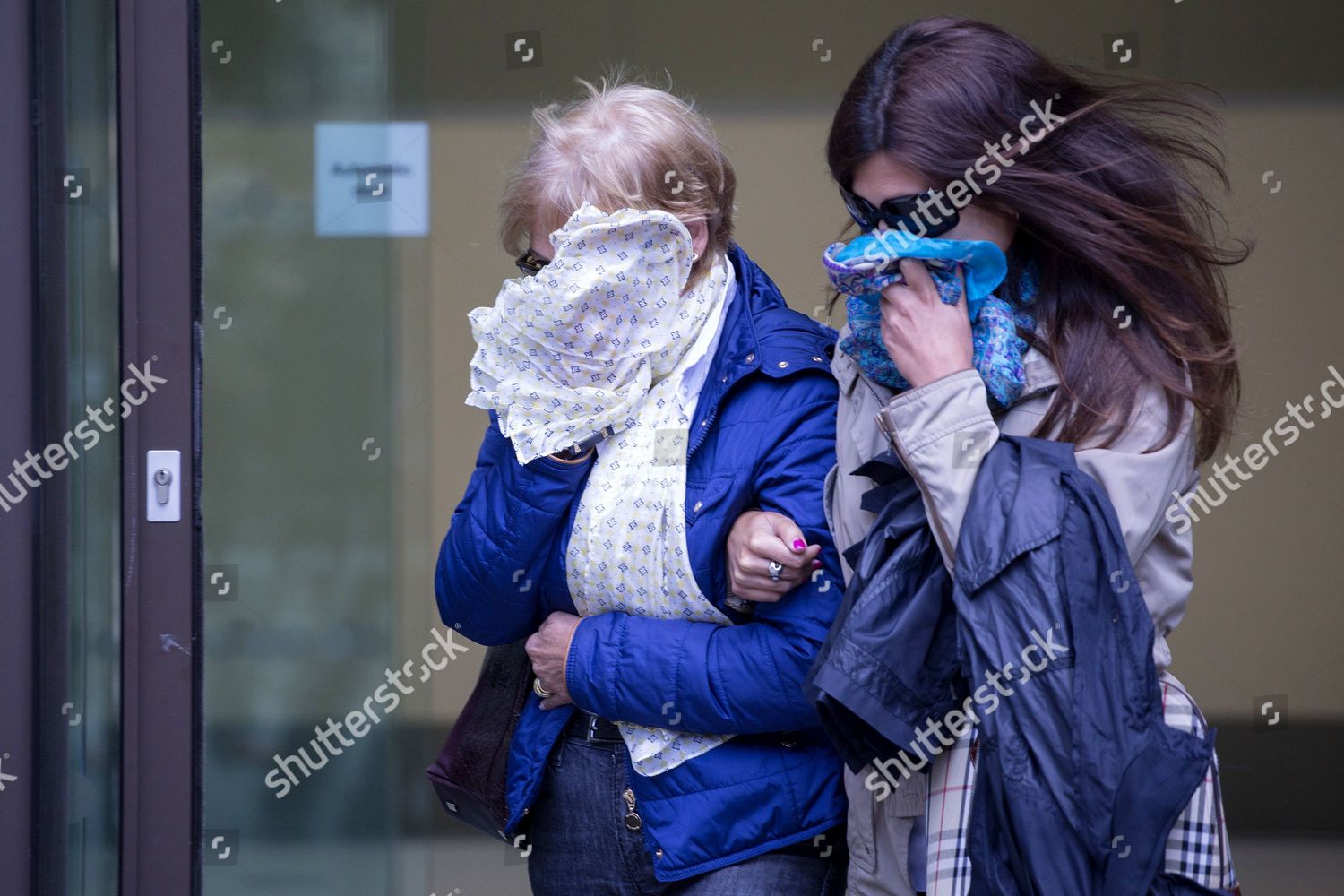Anne Skinner Daughter Daniela Skinner Leave Editorial Stock Photo