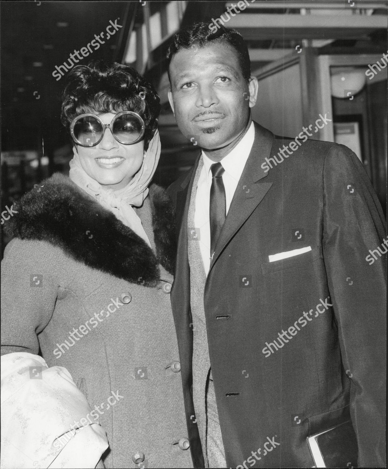 Sugar Ray Robinson His Wife Millie Editorial Stock Photo - Stock Image 