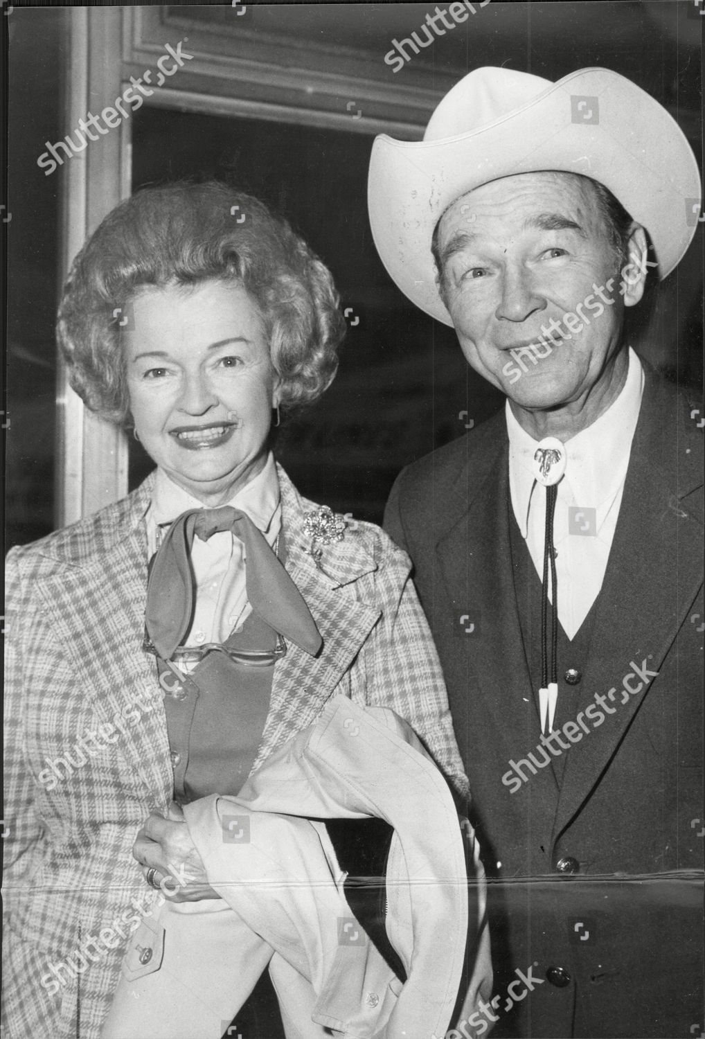 Actor Roy Rogers Wife Actress Dale Editorial Stock Photo Stock Image