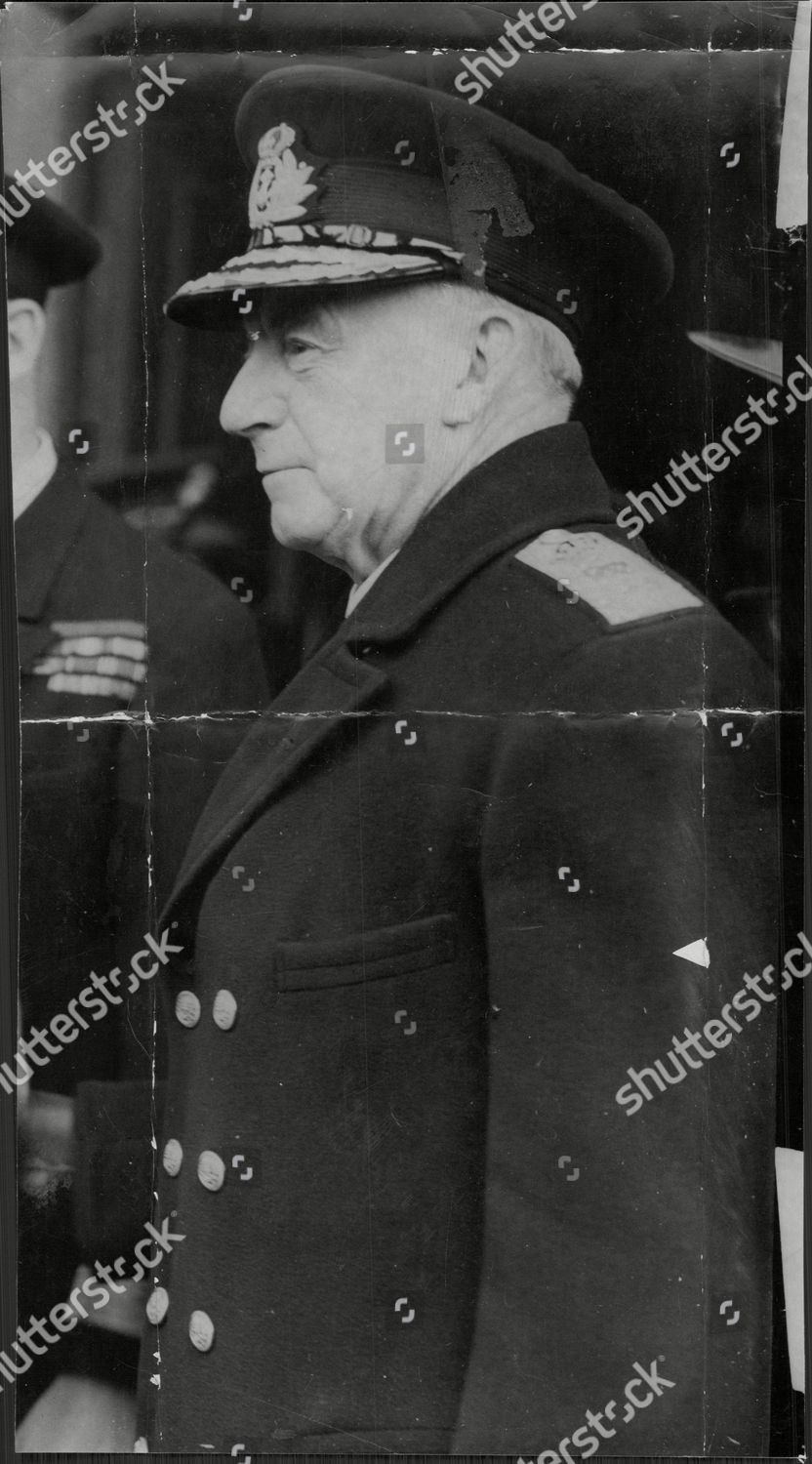 Admiral Sir Dudley Pound Dead 1043 Editorial Stock Photo Stock Image