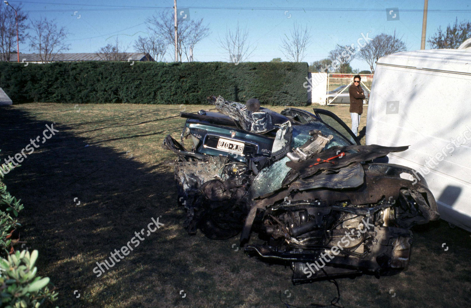 Susan Barrantes Car Wreckage Editorial Stock Photo - Stock Image | Shutterstock