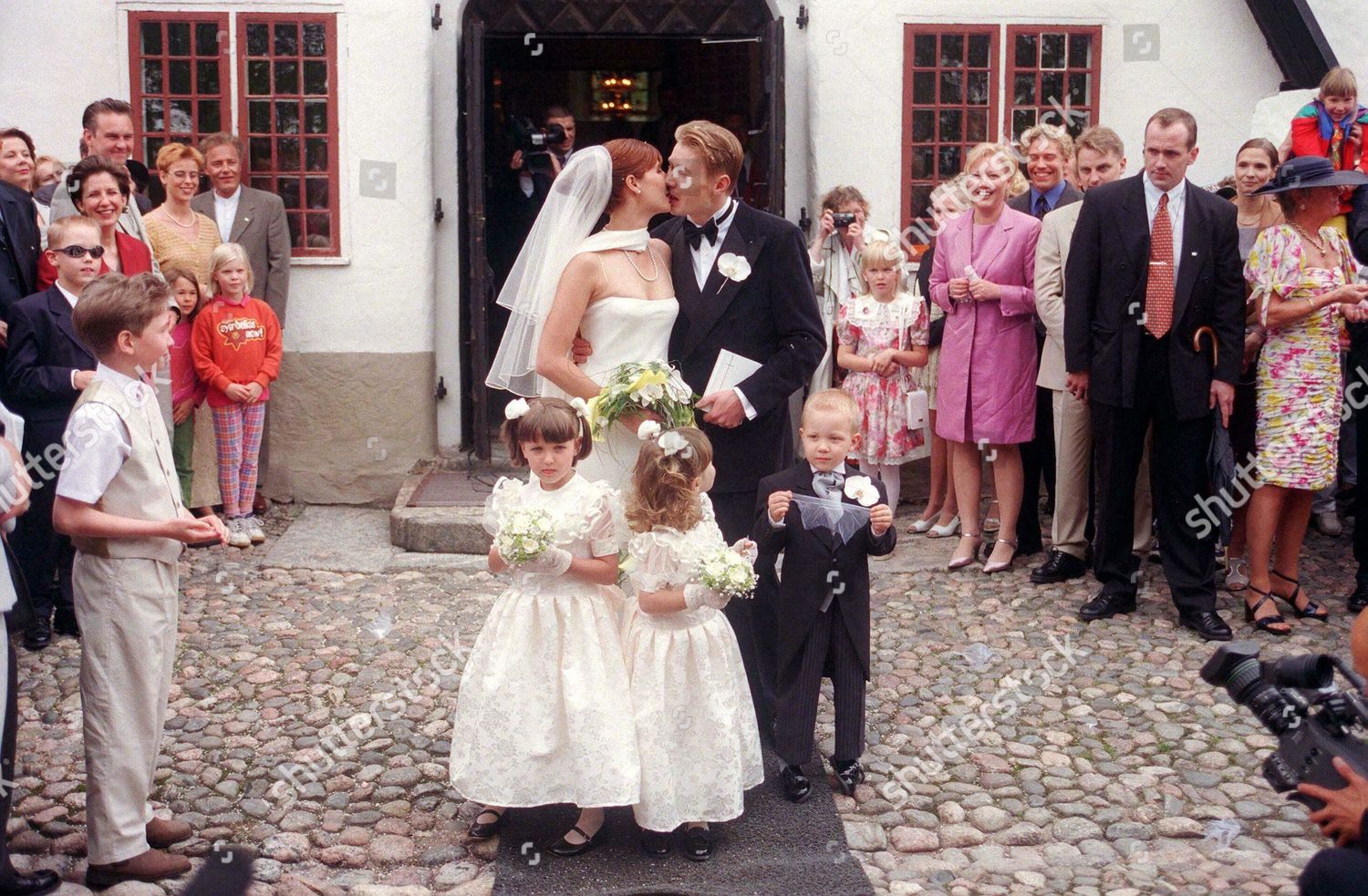 Mika Hakkinen Wife Erja Honkanen Porvoo Editorial Stock Photo - Stock