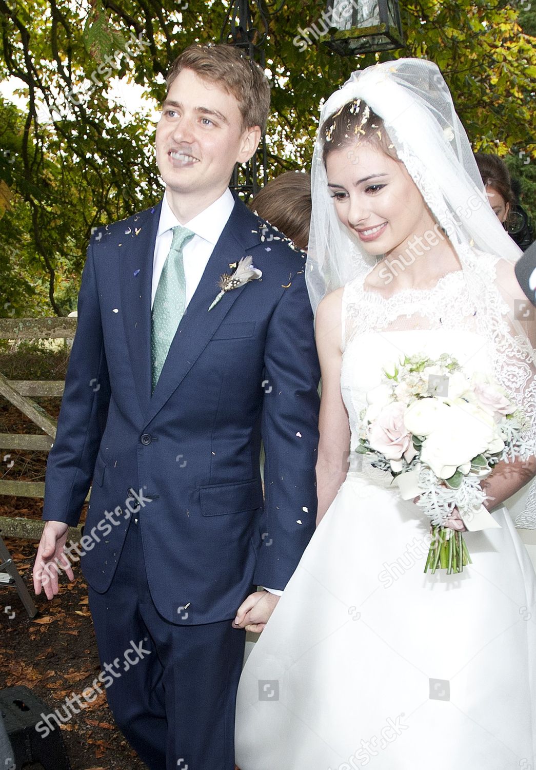 Euan Blair Suzanne Ashman Leaving Church After Redaktionelles Stockfoto Stockbild Shutterstock