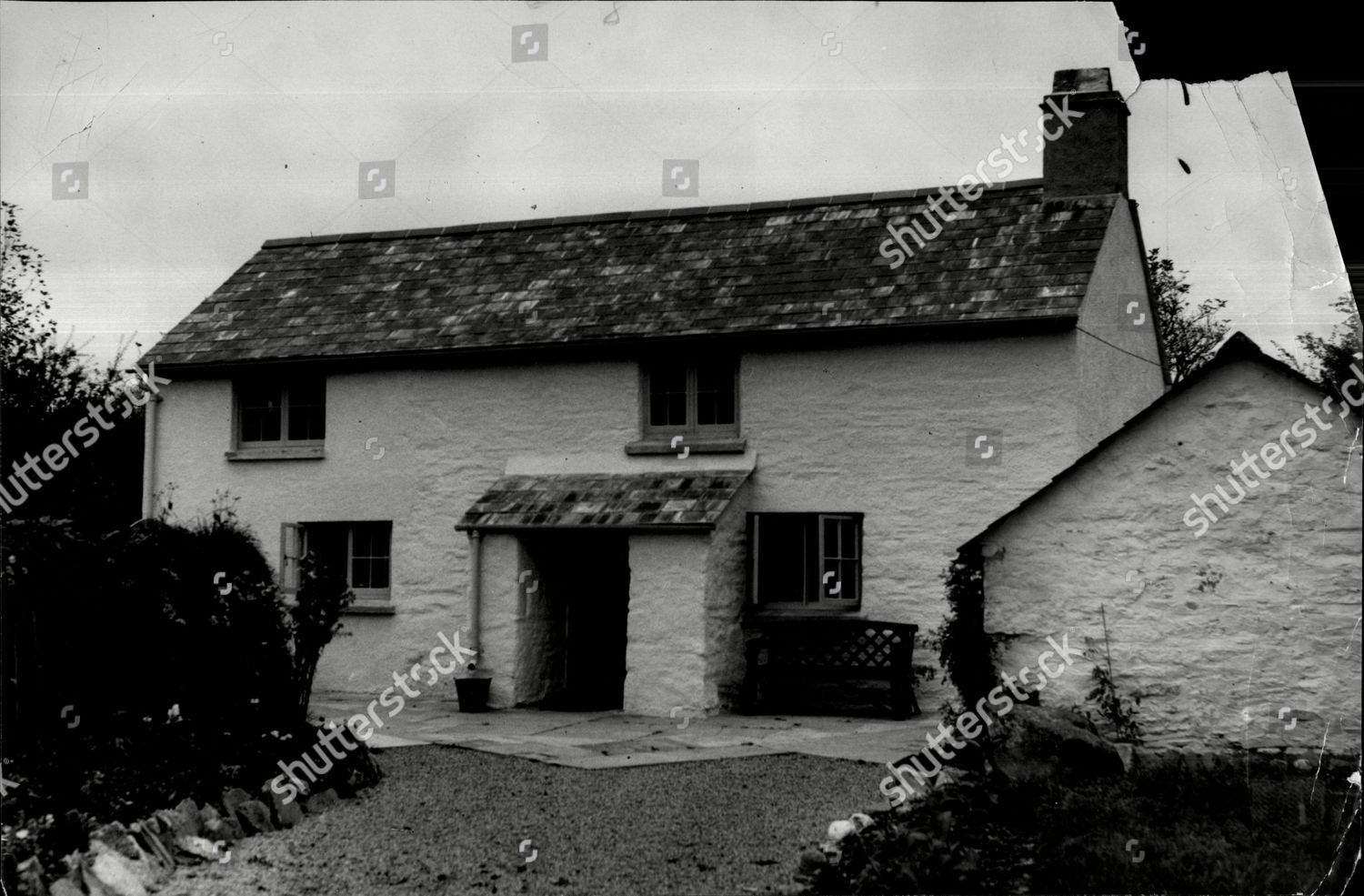 Cottages British Countryside Owned By Bernard He Editorial Stock