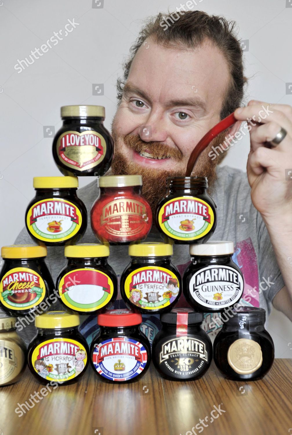 Saire May Aka Mr Marmite Jars Editorial Stock Photo - Stock Image ...