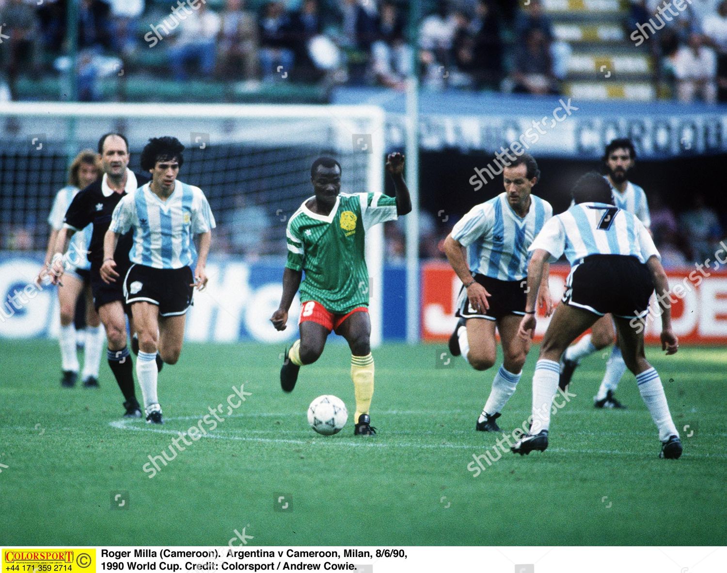 Roger Milla (Camerun)  Roger milla, World cup, Retro football