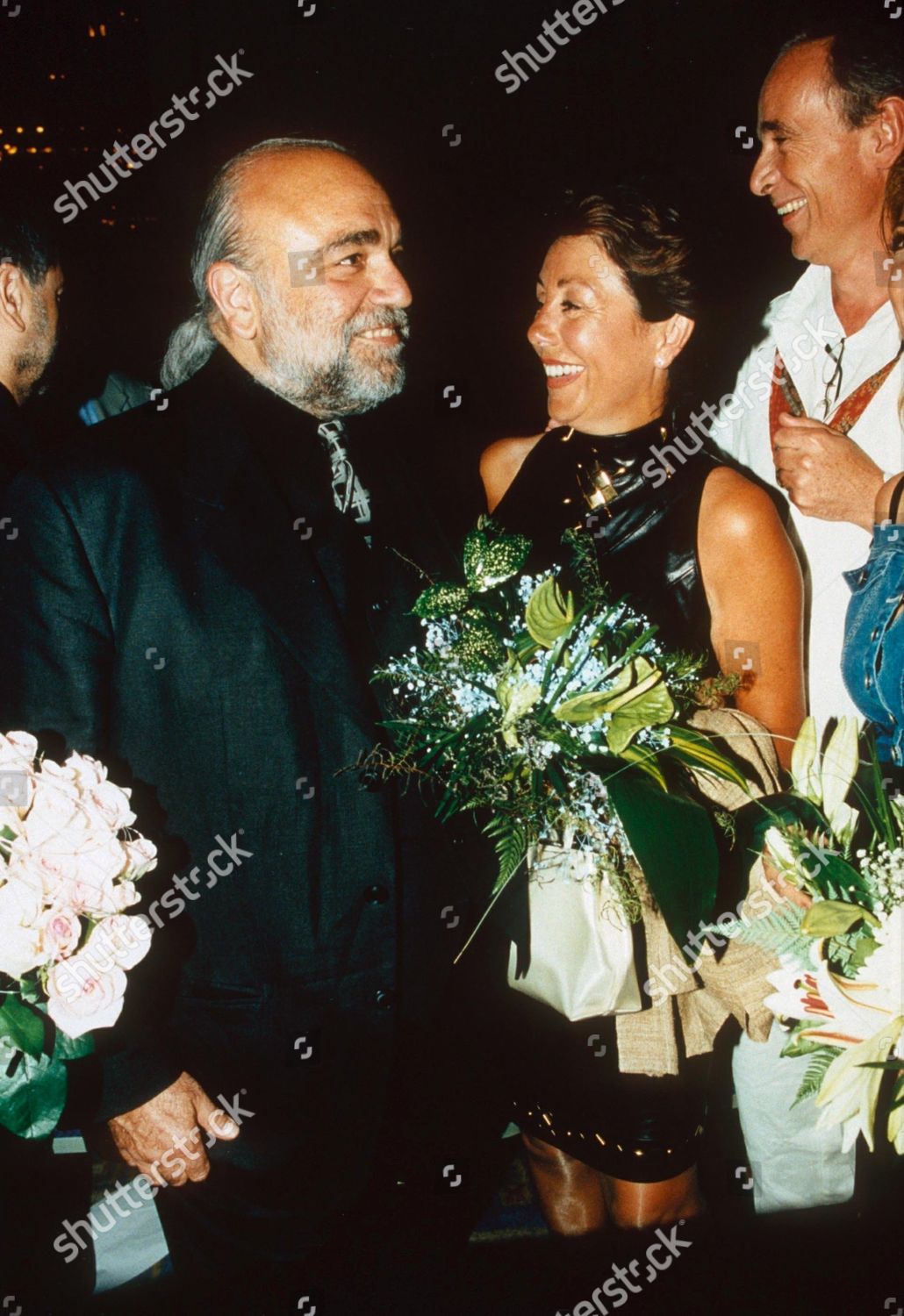 Demis Roussos His Wife Marie Editorial Stock Photo Stock Image
