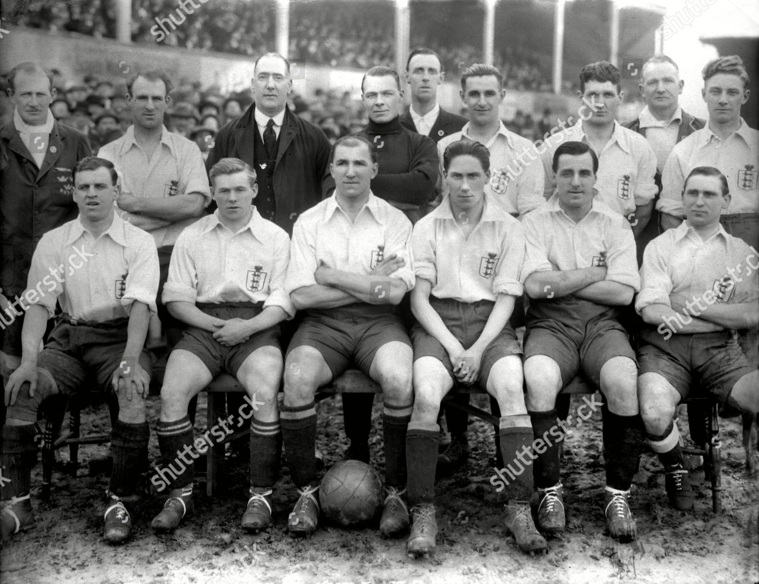 England Team V Wales 1923 Back Editorial Stock Photo - Stock Image ...