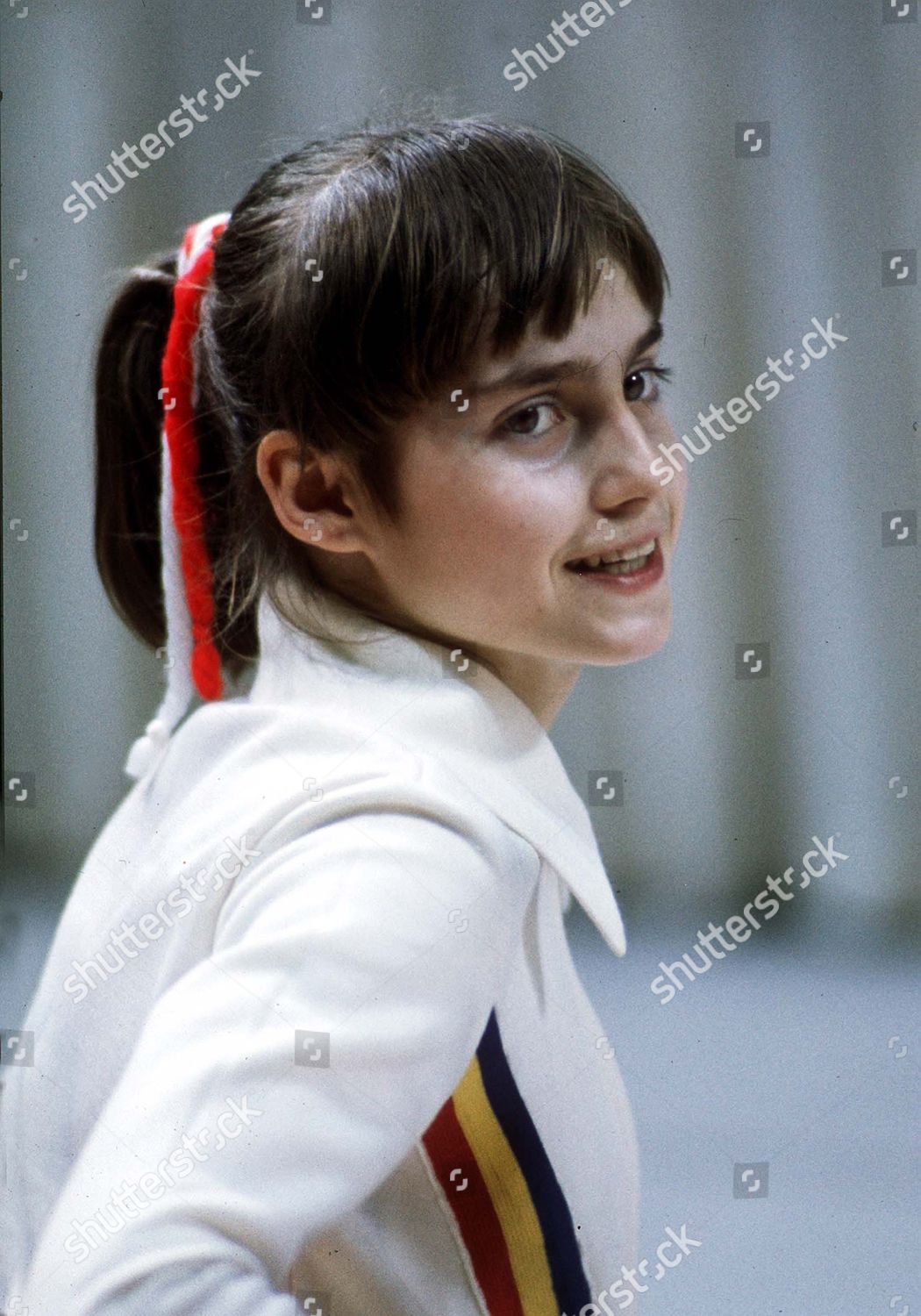 Nadia Comaneci Rumania Montreal Olympics 1976 Editorial Stock Photo