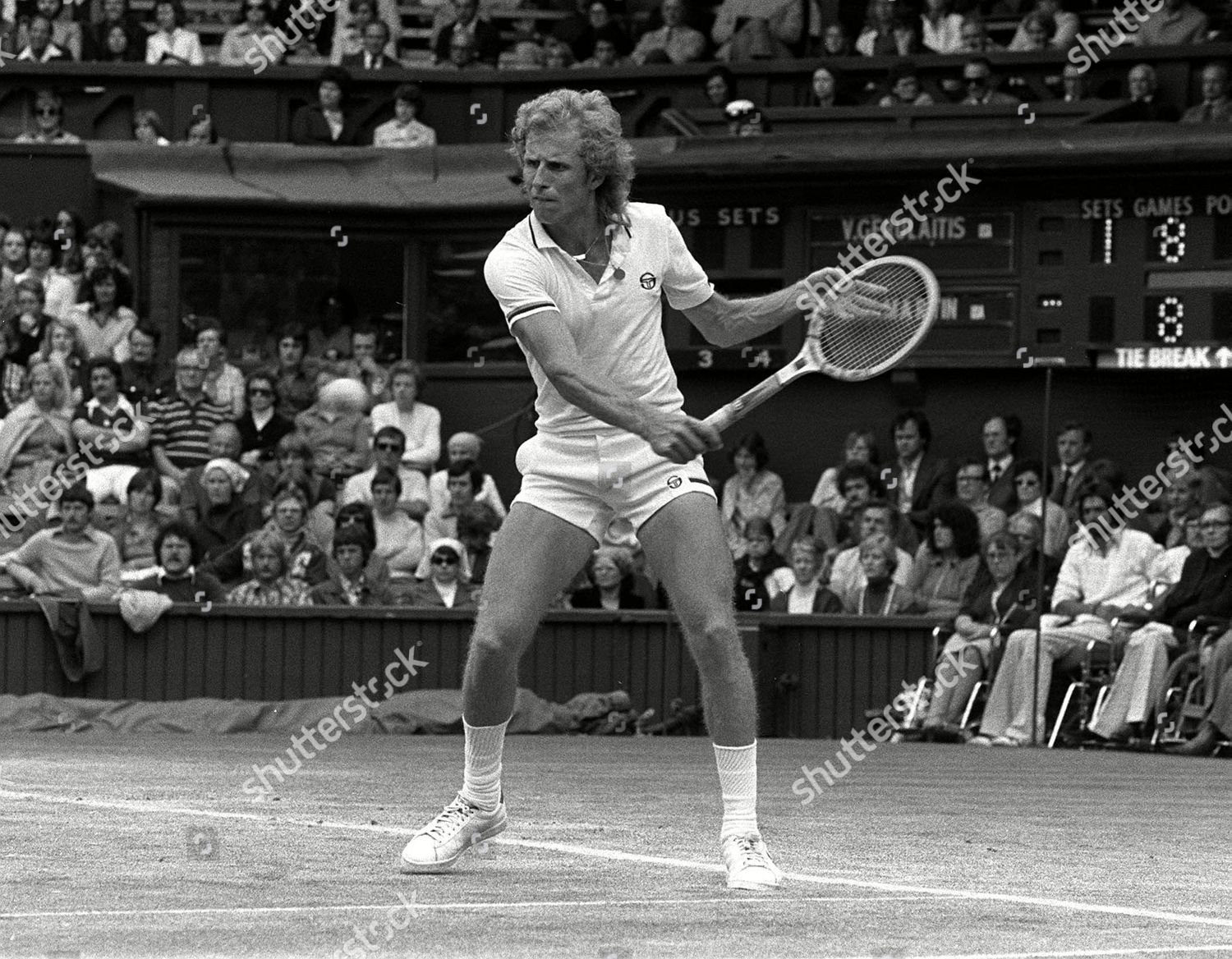 Vitas Gerulaitis Usa Wimbledon Tennis Championships Editorial Stock ...