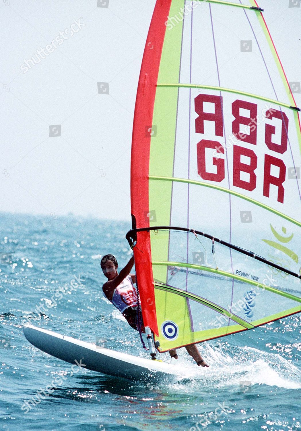 Penny Way Gbr Womens Boardsailing Barcelona Editorial Stock Photo