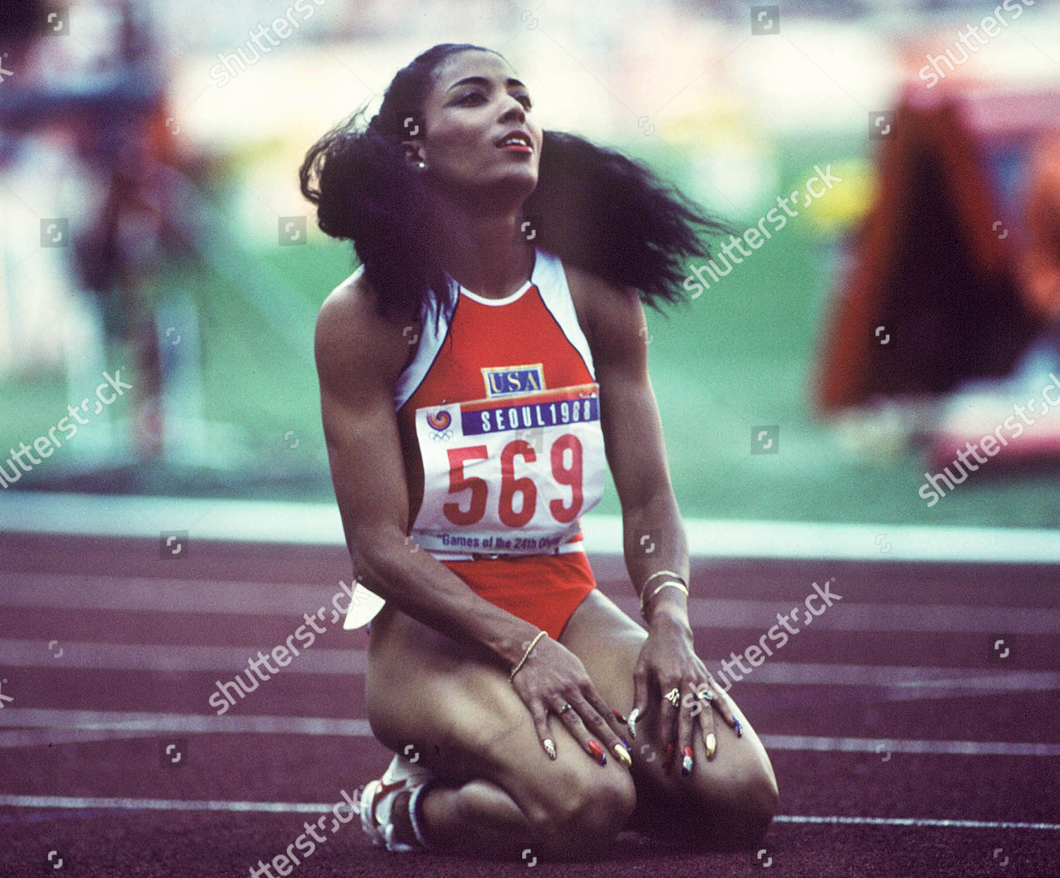 Athletics 1988 Seoul Olympics Womens 100m Final Editorial Stock Photo Stock Image Shutterstock