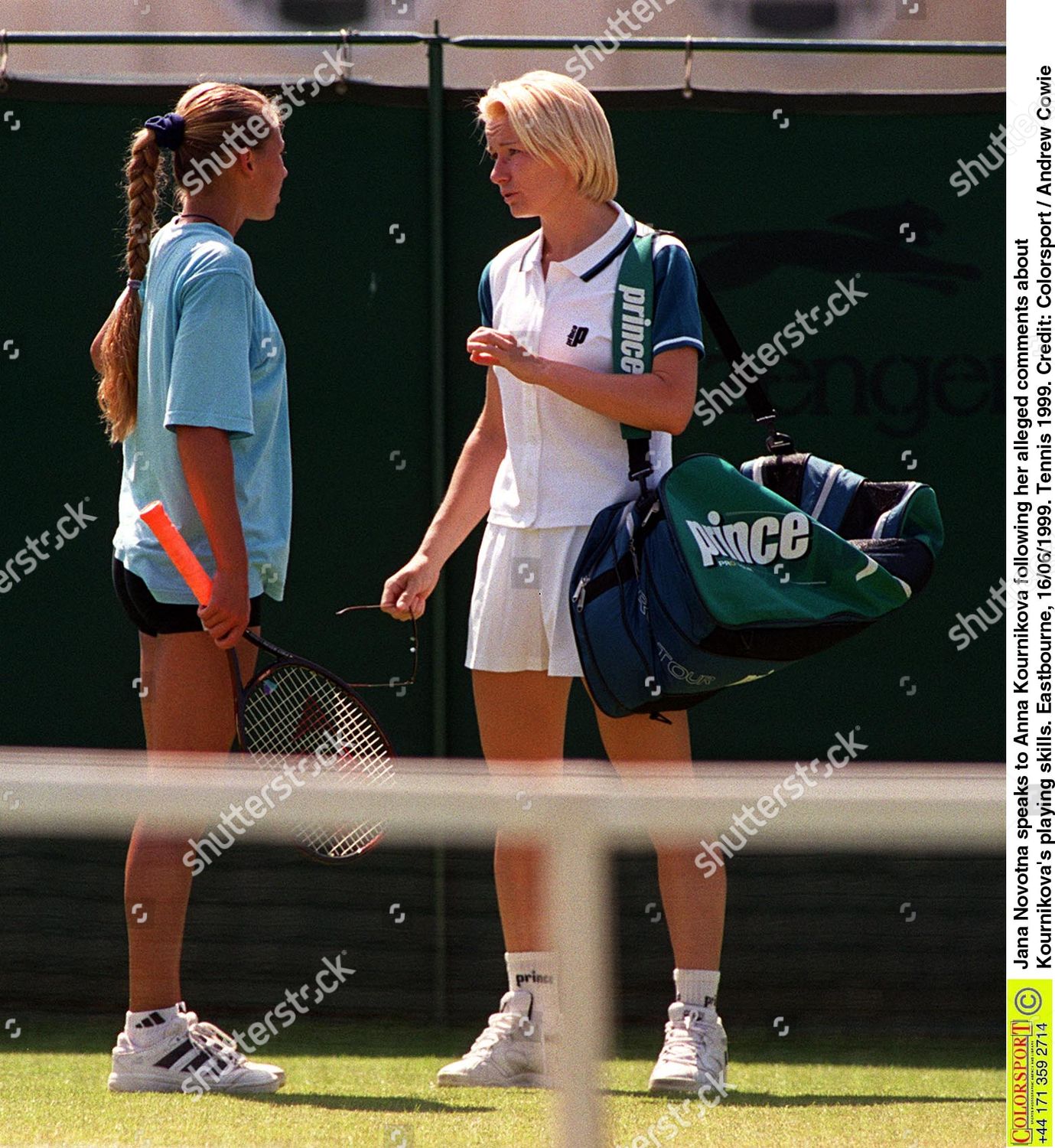 Jana Novotna Speaks Anna Kournikova Following Editorial Stock Photo ...