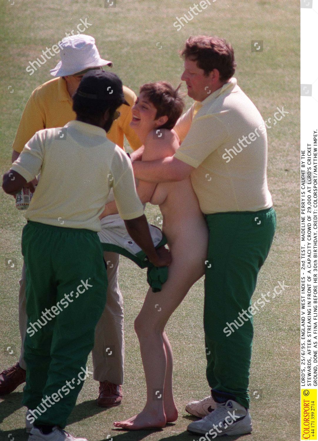 Madeline Perry Caught By Stewards After Streaking Editorial Stock Photo Stock Image Shutterstock