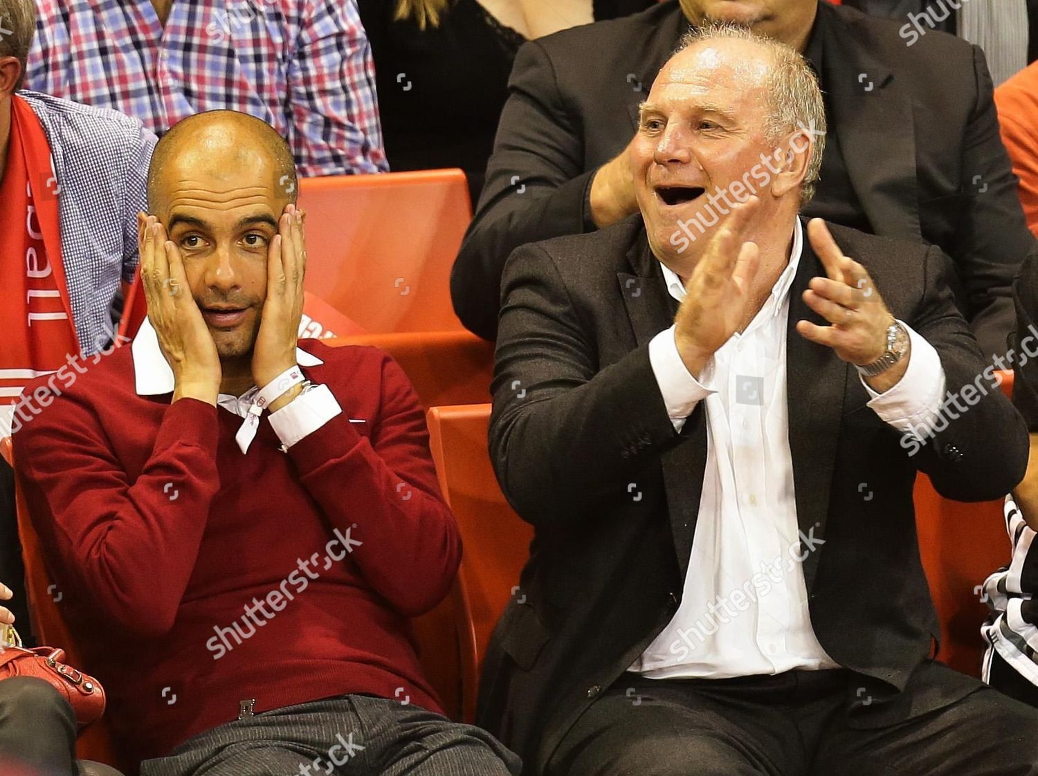 Pep Guardiola Uli Hoeness Editorial Stock Photo - Stock Image ...