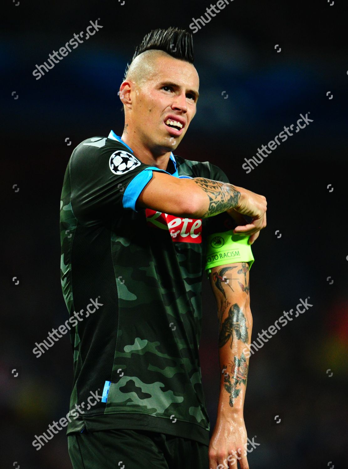 Tattooed Arms Marek Hamsik Napoli Editorial Stock Photo Stock Image Shutterstock