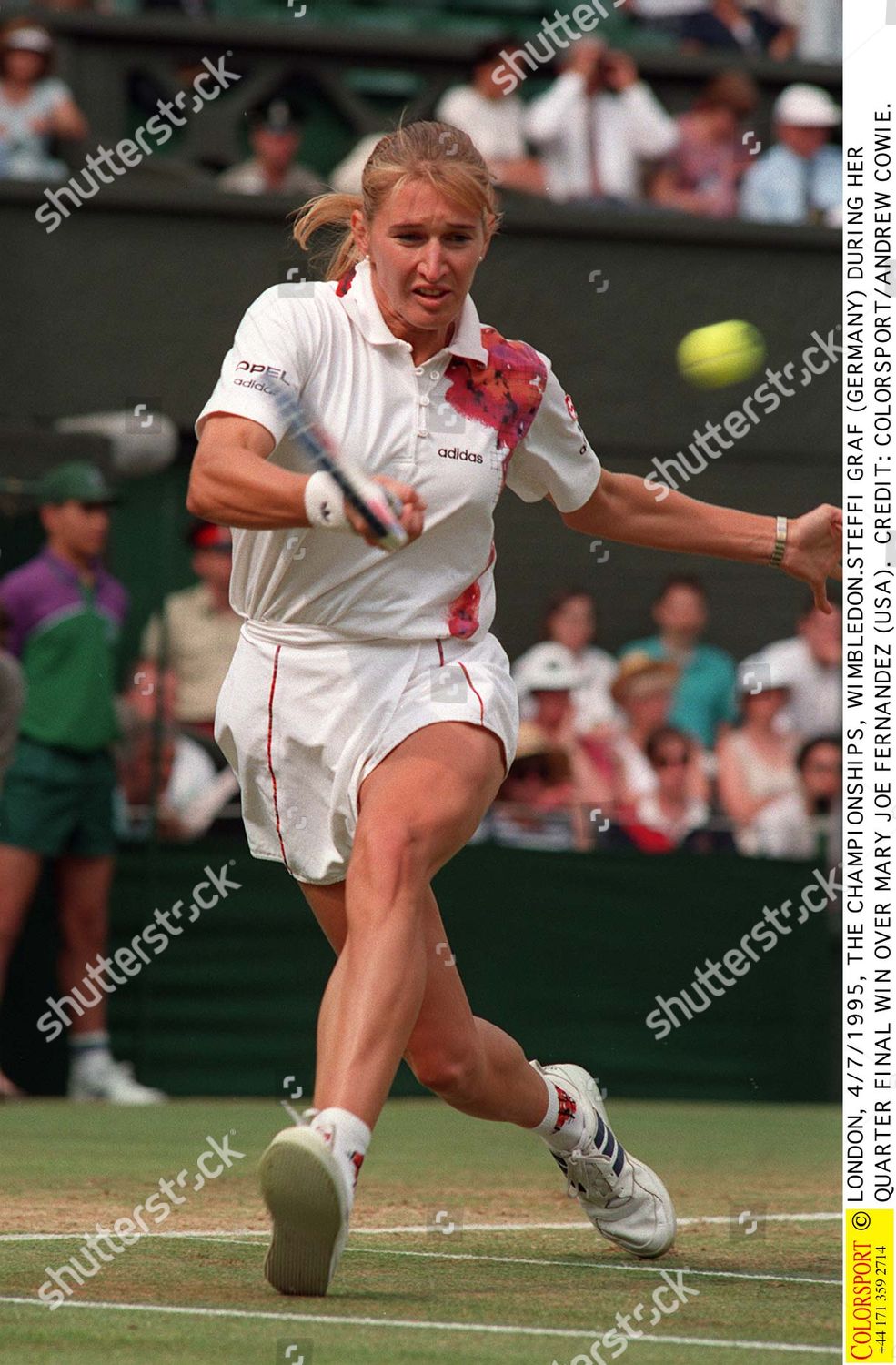 London 471995 Championships Wimbledon Steffi Graf Editorial Stock Photo ...