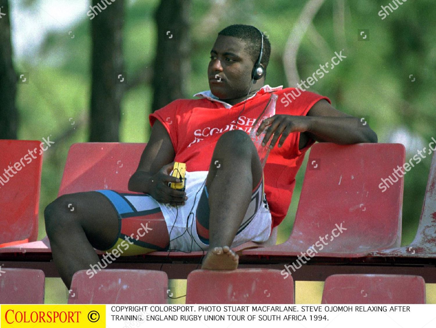 Steve Ojomoh England Training South Africa Editorial Stock Photo