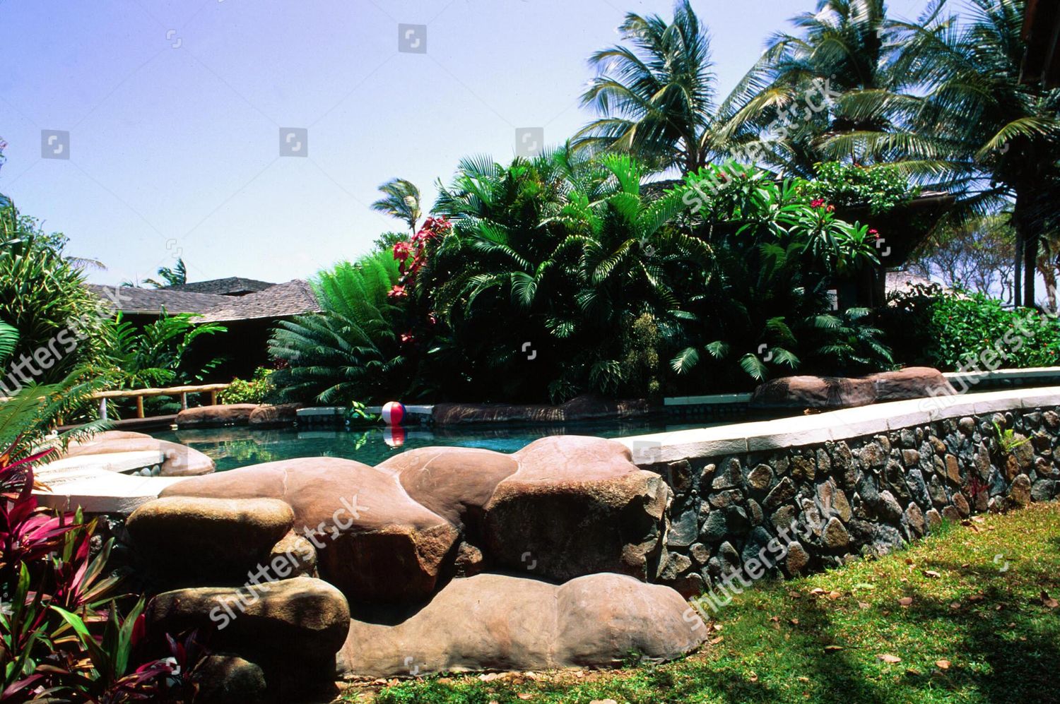 Mick Jaggers House Mustique Editorial Stock Photo Stock Image