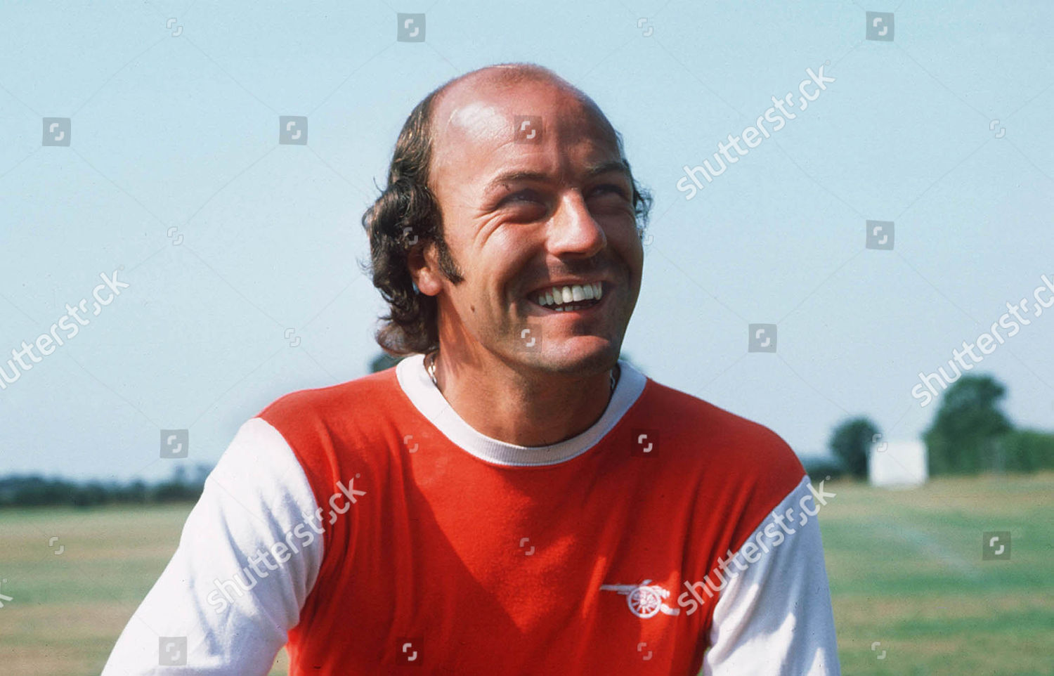 Terry Mancini Arsenal Photocall 1975 76 Editorial Stock Photo Stock