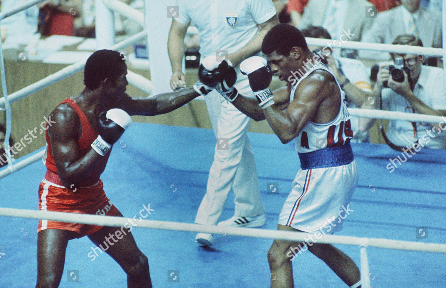 Boxing 1976 Montreal Olympics Mens Lightheavyweight Editorial Stock