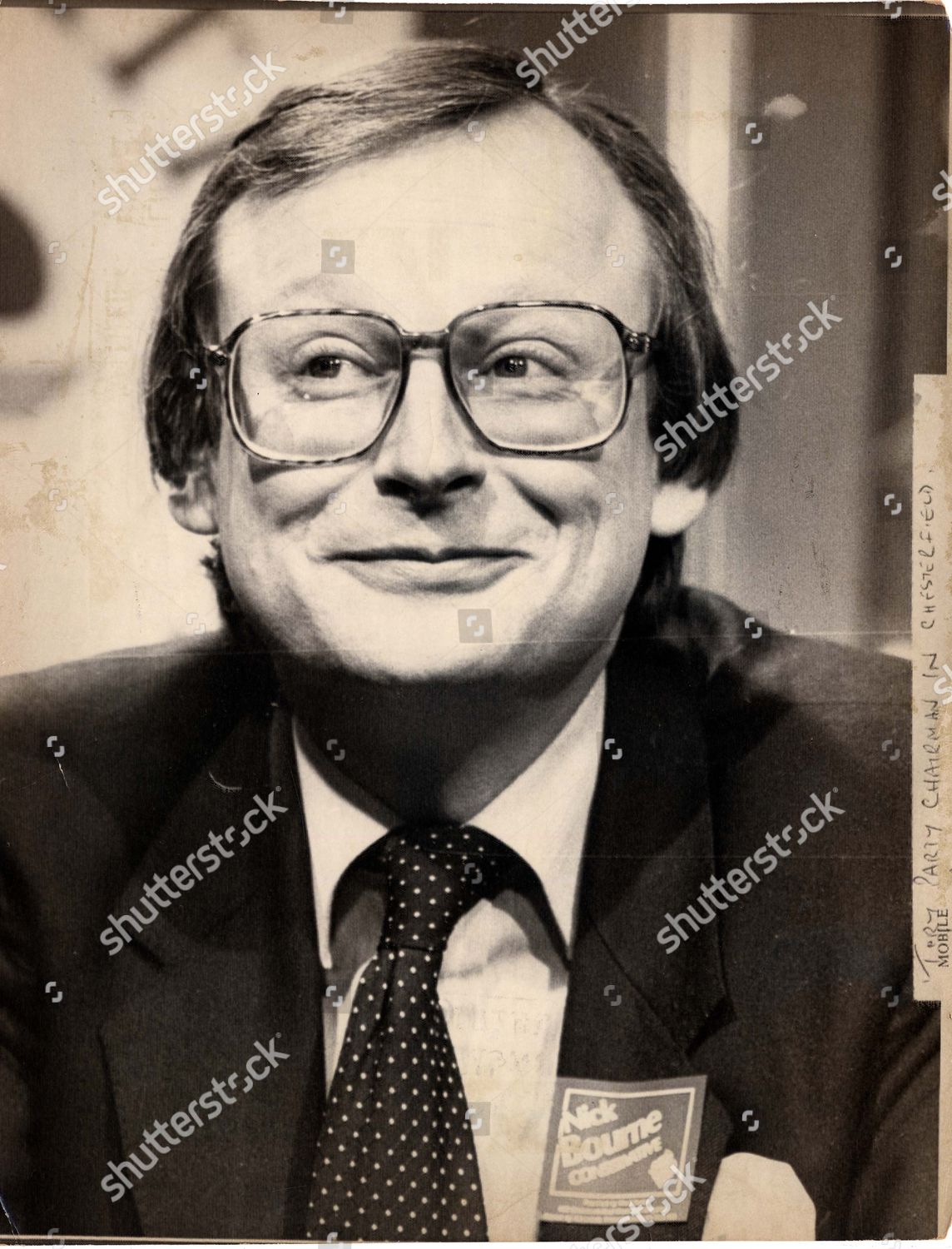 John Selwyn Gummer Baron Deben Conservative Party Editorial Stock