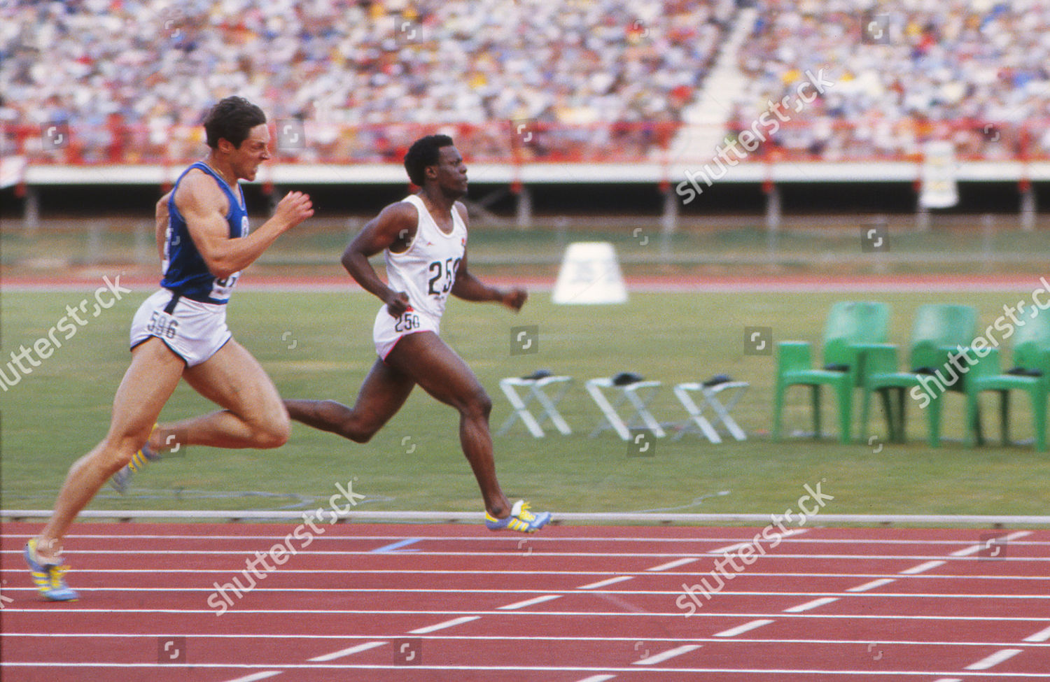 Athletics 1982 Brisbane Commonwealth Games Mens Editorial Stock Photo