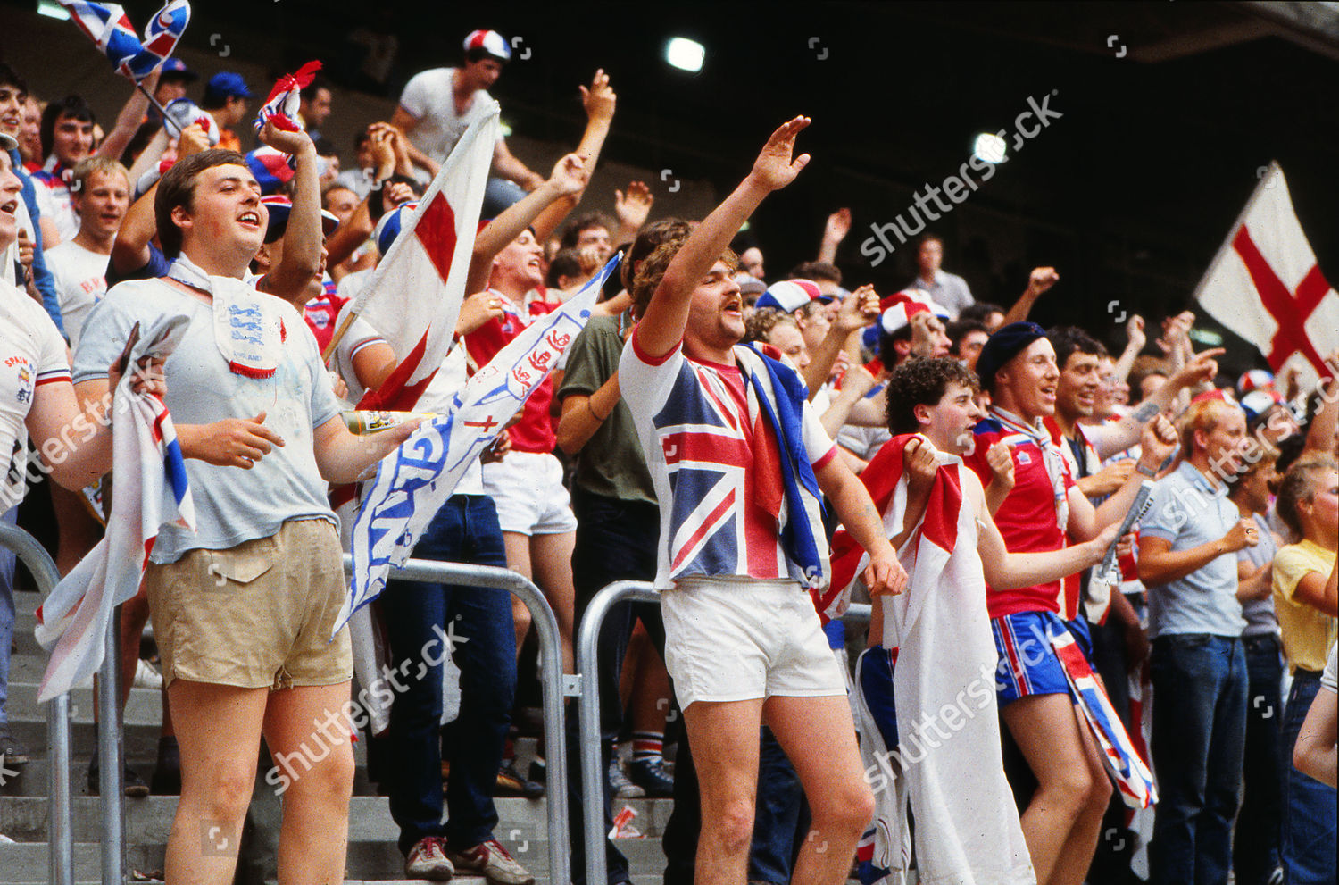 Football England Fans England V Czechoslovakia Editorial Stock Photo ...