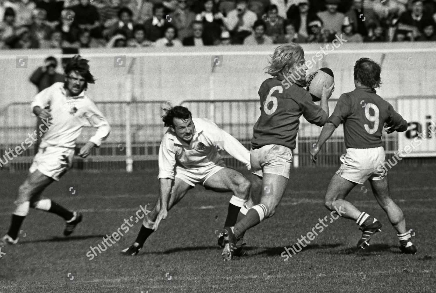 Rugby Union 1976 Five Nations Championship Editorial Stock Photo