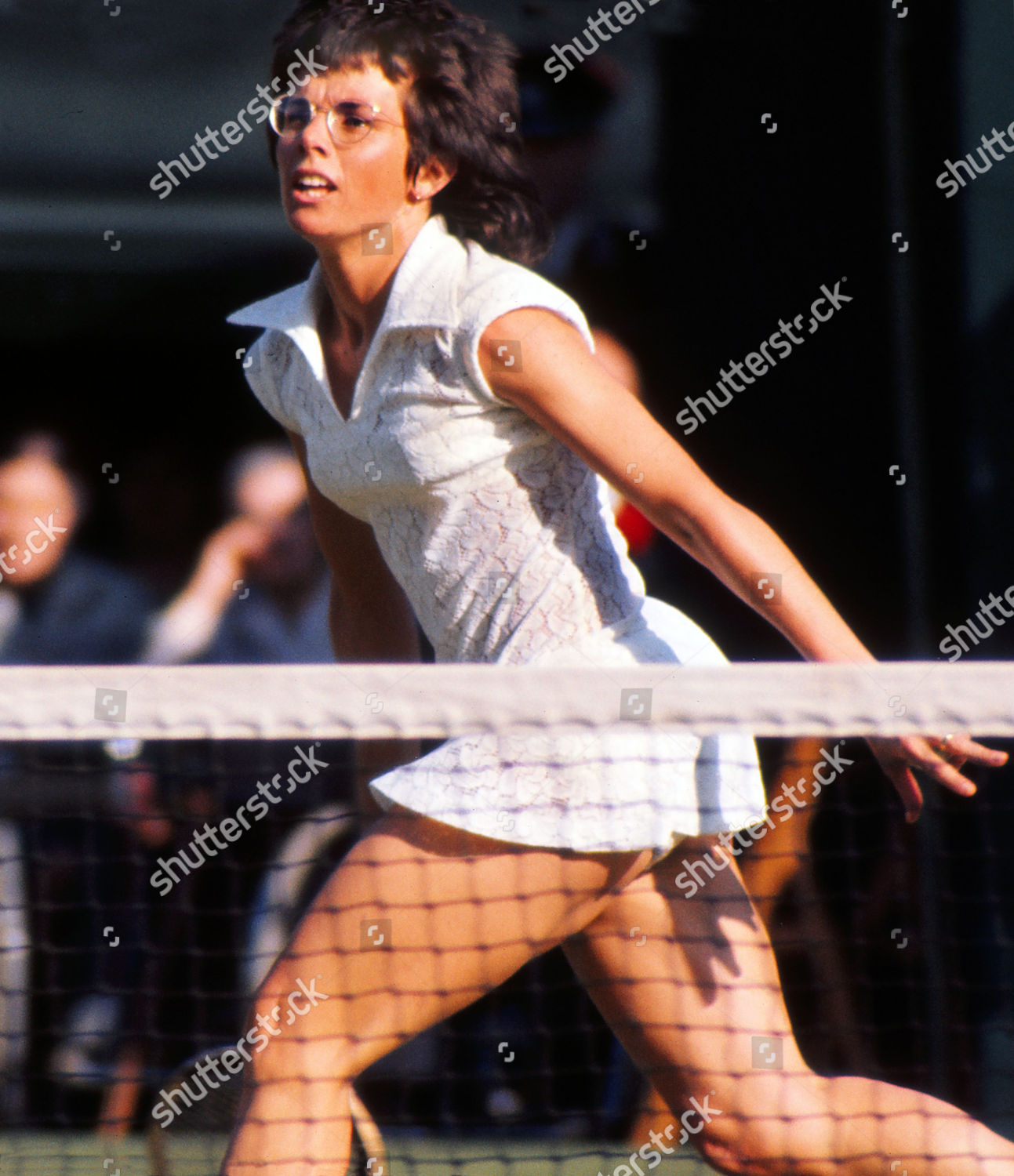 Tennis 1972 Wimbledon Championships Usas Billie Editorial Stock Photo
