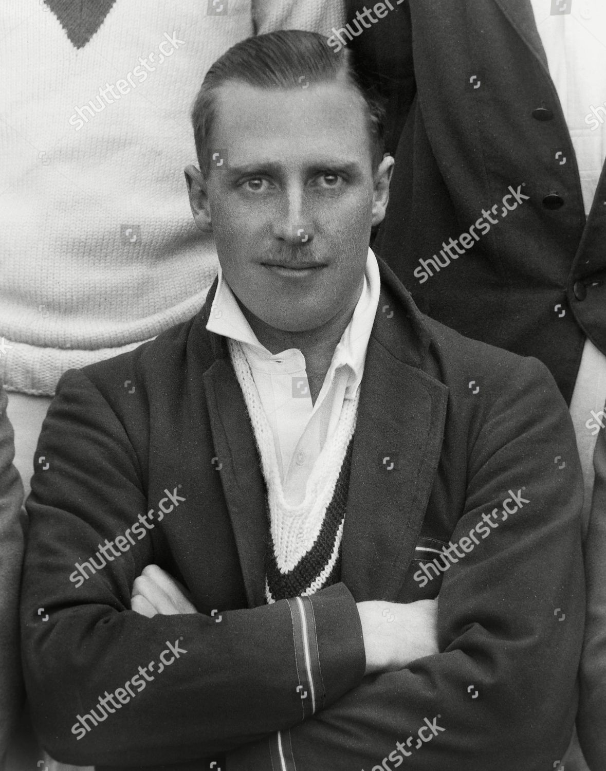 Cricket 1928 Season West Bromwich Dartmouth Editorial Stock Photo