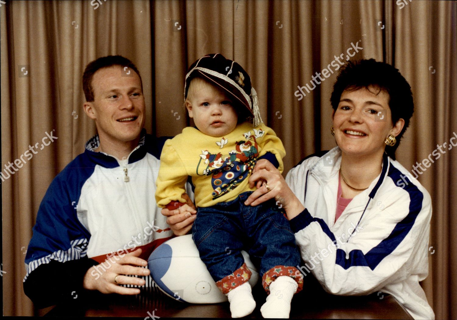 Rugby Union Player Paul Thorburn Wife Editorial Stock Photo Stock