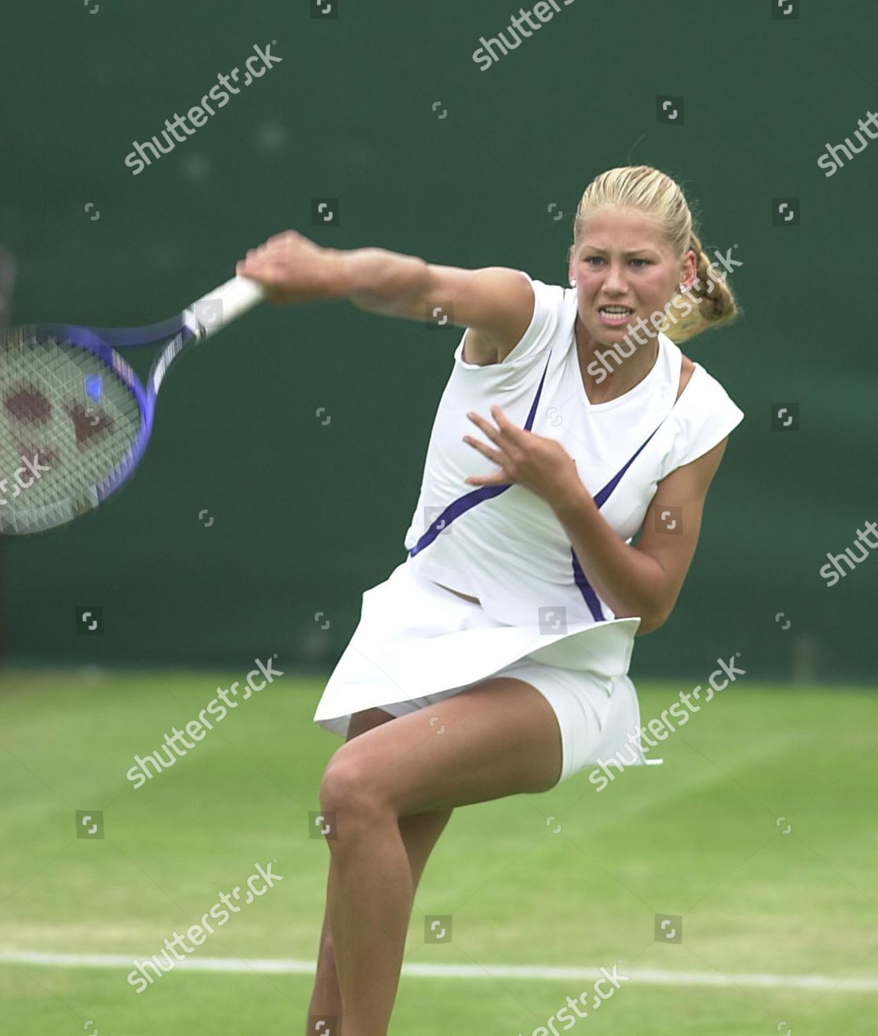 Anna Kournikova Wimbledon Tennis Championship 2000 Editorial Stock ...