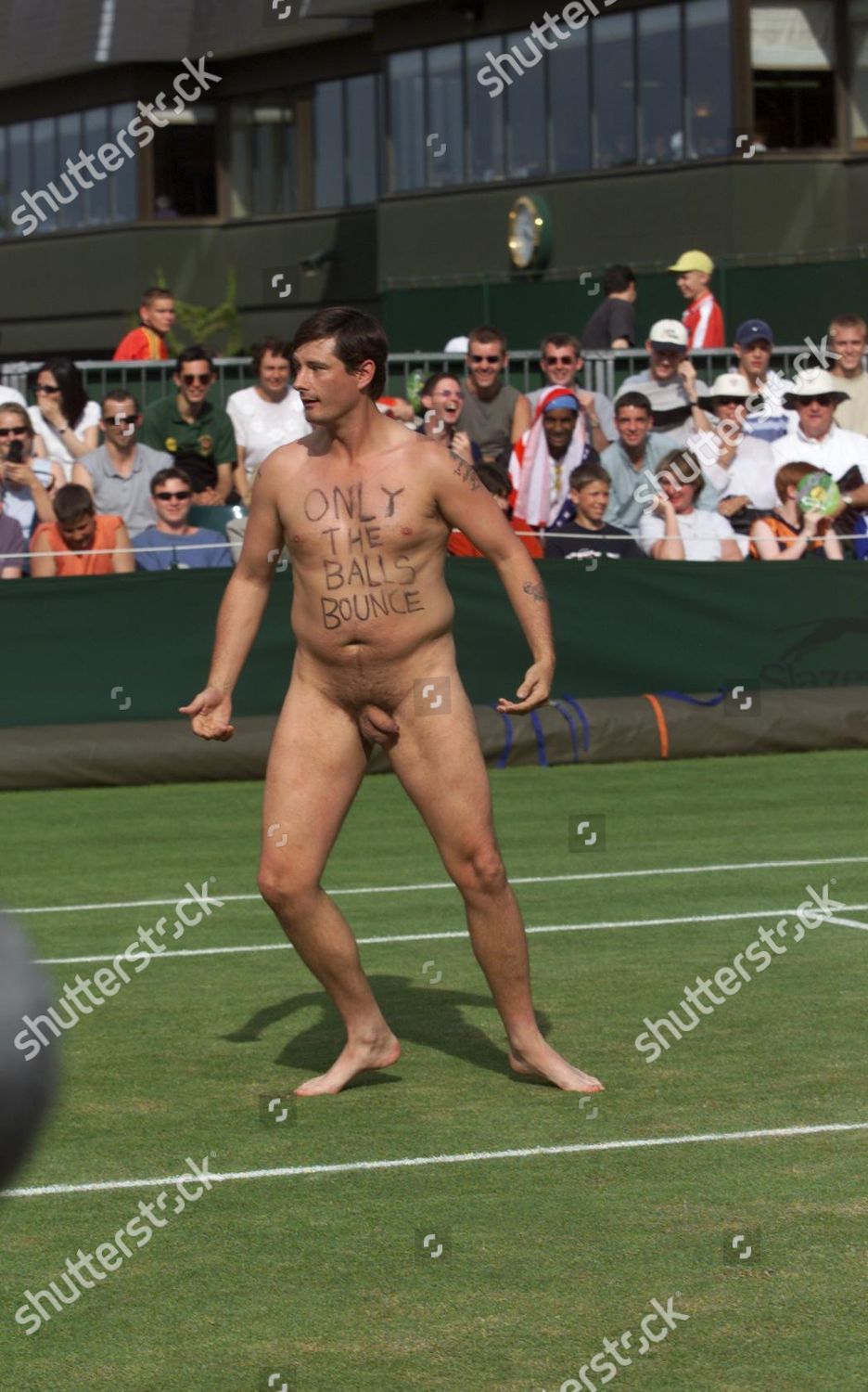 Streaker Mark Roberts Wimbledon Tennis Championships Editorial Stock Photo ...