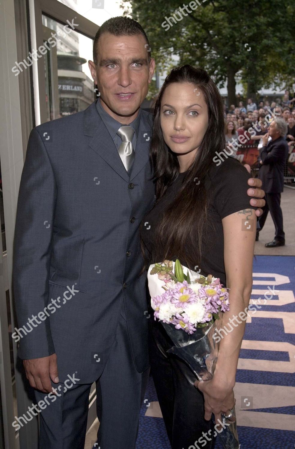 Vinnie Jones Angelina Jolie Gala Premiere Film Redaktionelles Stockfoto Stockbild Shutterstock