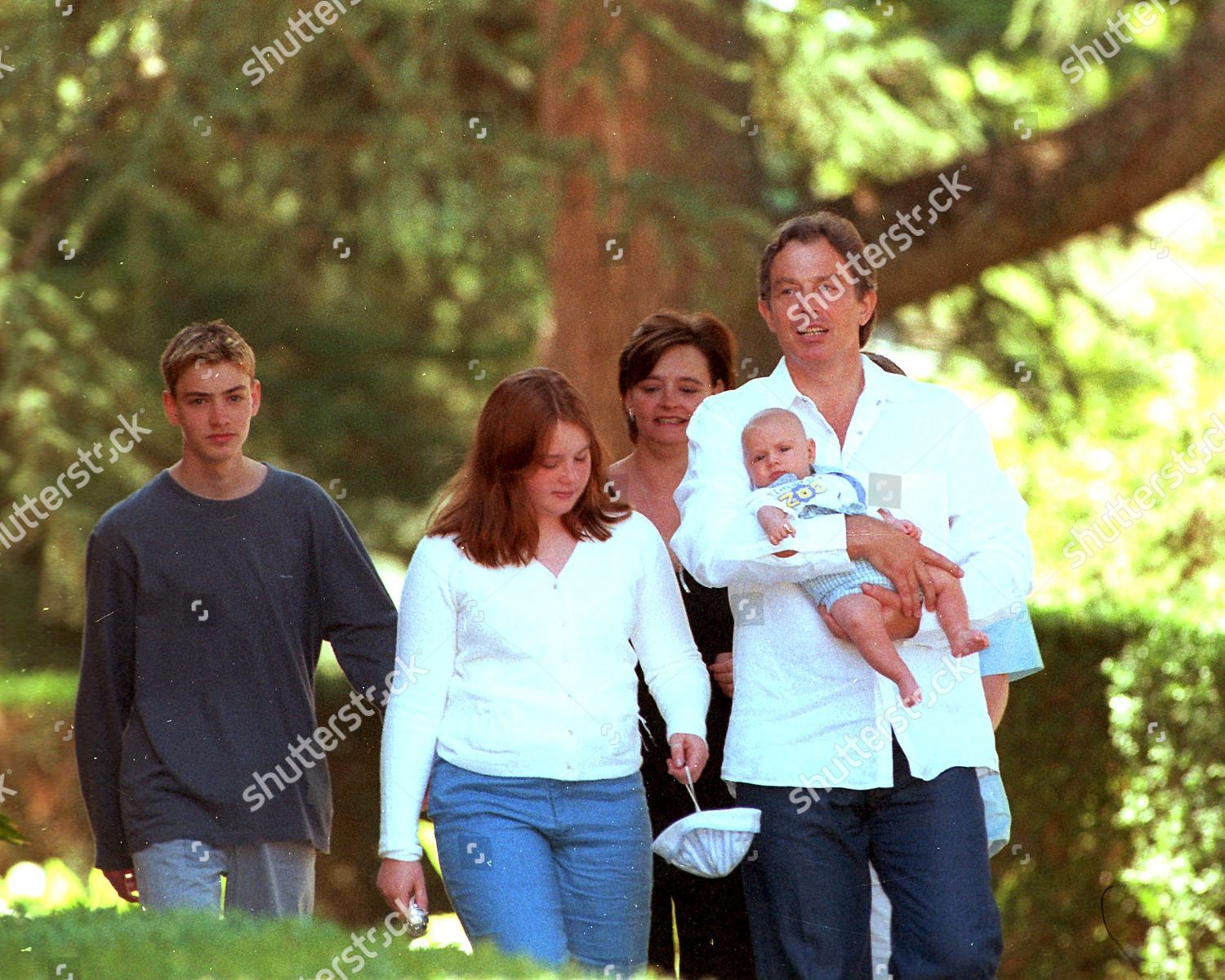 Tony Blair His Family Editorial Stock Photo - Stock Image | Shutterstock