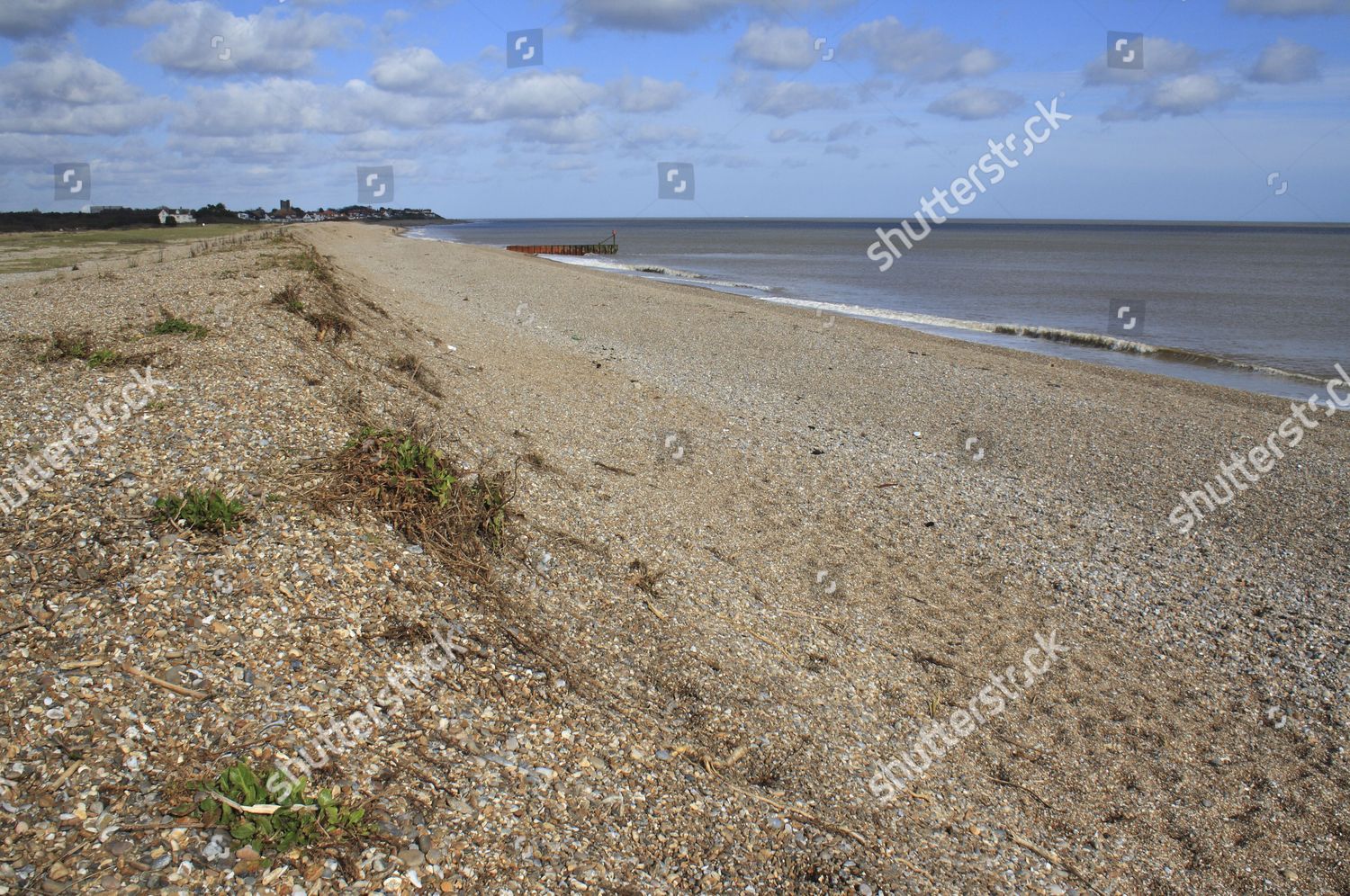 Coastal Vegetated Shingle Relict Storm Beach Editorial Stock Photo ...