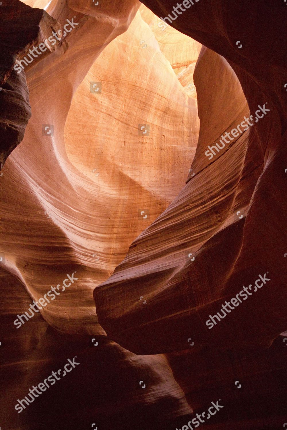 Upper Antelope Canyon Formed By Erosion Editorial Stock Photo - Stock ...