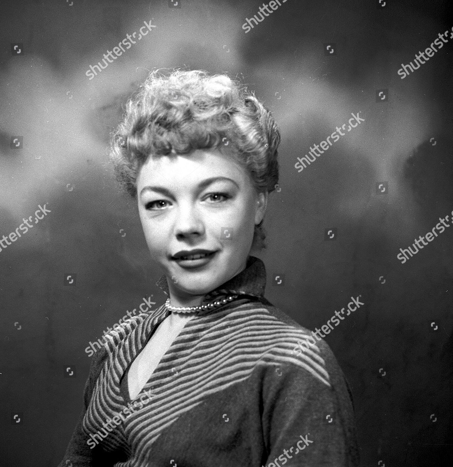 1950s Hairstyle Photography Pinups Editorial Stock Photo Stock